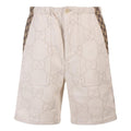 Gucci Maxi Cotton Blend Denim Shorts 'White' 697866-XDBYP-9207