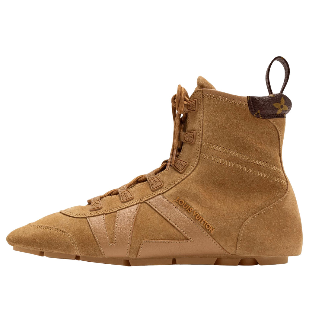LOUIS VUITTON Sneakerina Ankle Boot 'Cognac Brown' 1AK5K1