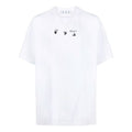 Off-White SS21 Alphabet Printing Short Sleeve Loose Fit White OMAA038S21JER0010145