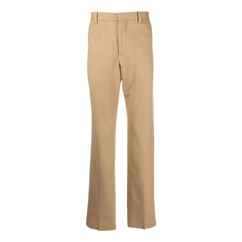 Off-White slim-cut Tailored Cashmere Trousers 'Brown' OMCA214F22FAB0066200