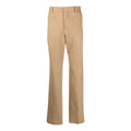 Off-White slim-cut Tailored Cashmere Trousers 'Brown' OMCA214F22FAB0066200