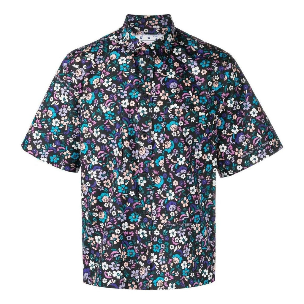 Off-White SS23 Flowers Summer Cotton Shirt OMGG002S23FAB0018400