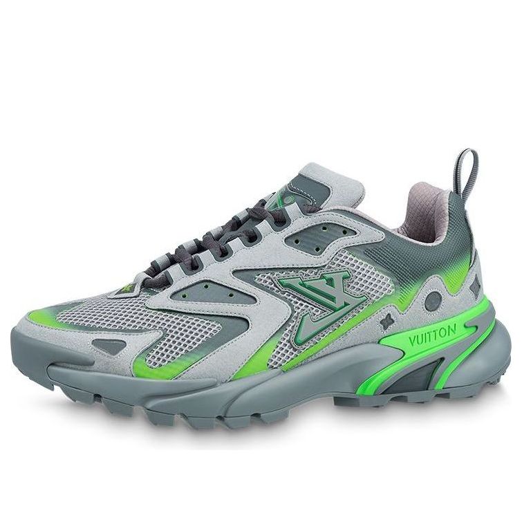 LOUIS VUITTON Runner Tatic Sneakers 'Grey Neon Green' 1ABLZ5