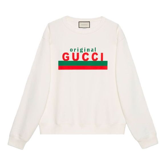 Gucci Original Print Crew Sweat 'Ivory' 626990-XJCOR-9192