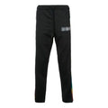 Men's Off-White Drawstring Waist Side Stripe Drawstring Casual Pants/Trousers Loose Fit Black OMCH005S188821391088