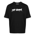 Men's Off-White SS22 Logo Alphabet Printing Short Sleeve Black T-Shirt OMAA119S22JER0061020