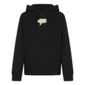 Men's Off-White FW22 Back Logo Printing Hooded Long Sleeves Ordinary Version Black OMBB097F22FLE0064641