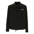 Off-White Exact Opp Zip Hybrid Shirt Jacket 'Black' OMGE008S23FAB0031001