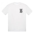 Burberry MENS Logo-Printed Exclusive Logo Loose Short Sleeve White 8017485