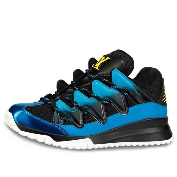 LOUIS VUITTON Zig Zag Sneakers 'Black Blue' 1A49AN