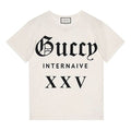 Gucci Guccy Series Cotton Short Sleeves Unisex White 492347X3P077561