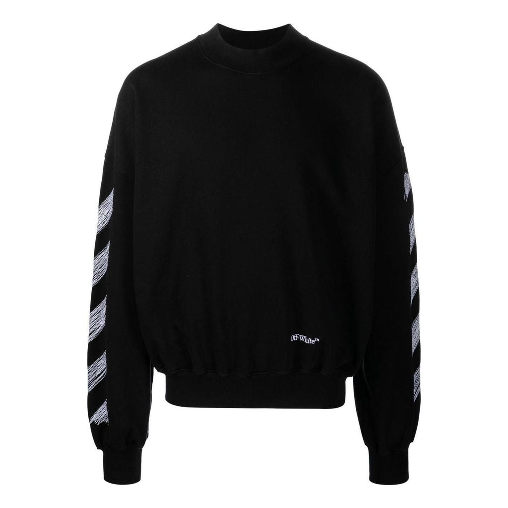 Off-White Scribble Diag Print Sweatshirt OMBA067S23FLE0041001